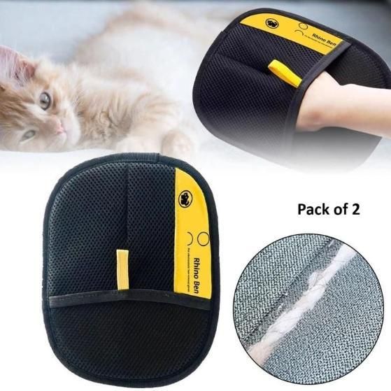 Pet Hair Removal Gloves (Pack of 2) - Havenkart